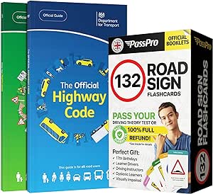 Highway Code Book + Know Your Traffic Signs + 132 Road Sign Flash Cards